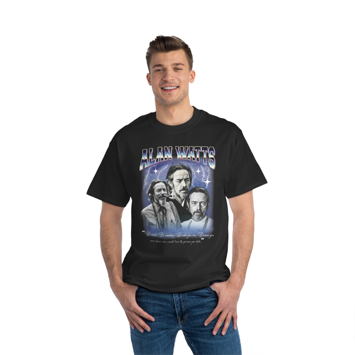 Alan Watts - Be Weird, Be Who You Are - Beefy-T® Short-Sleeve T-Shirt