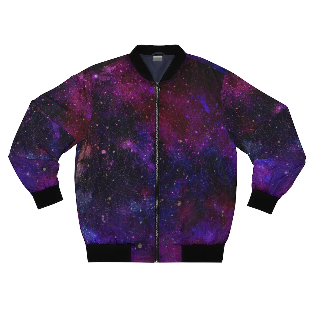 Unisex Galaxy Bomber Jacket - Bright