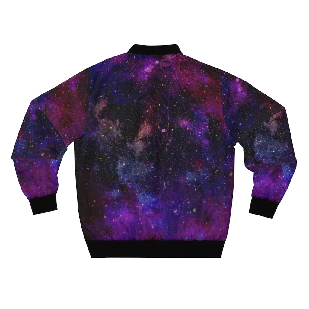 Unisex Galaxy Bomber Jacket - Bright