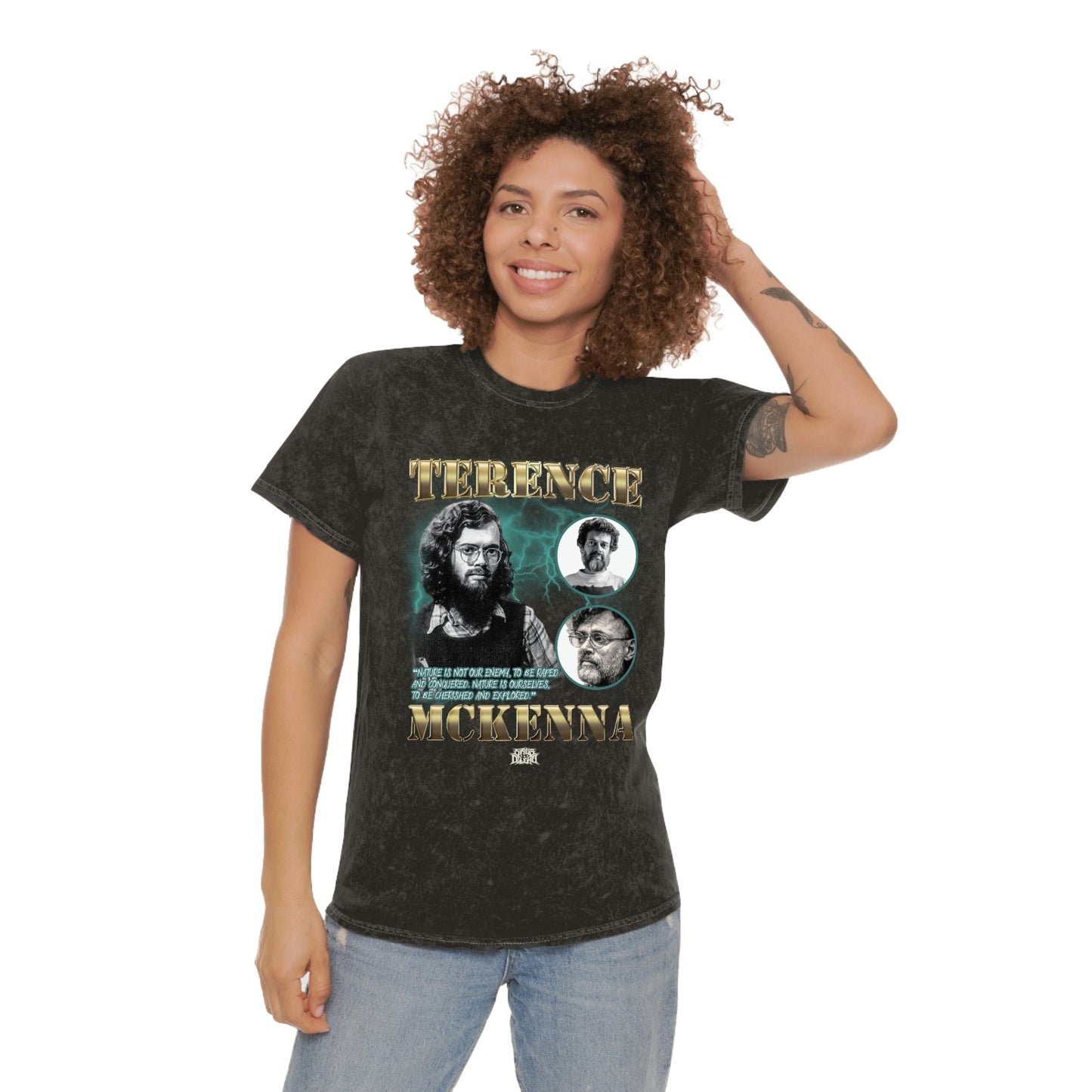 Terence McKenna - Unisex Mineral Wash T-Shirt