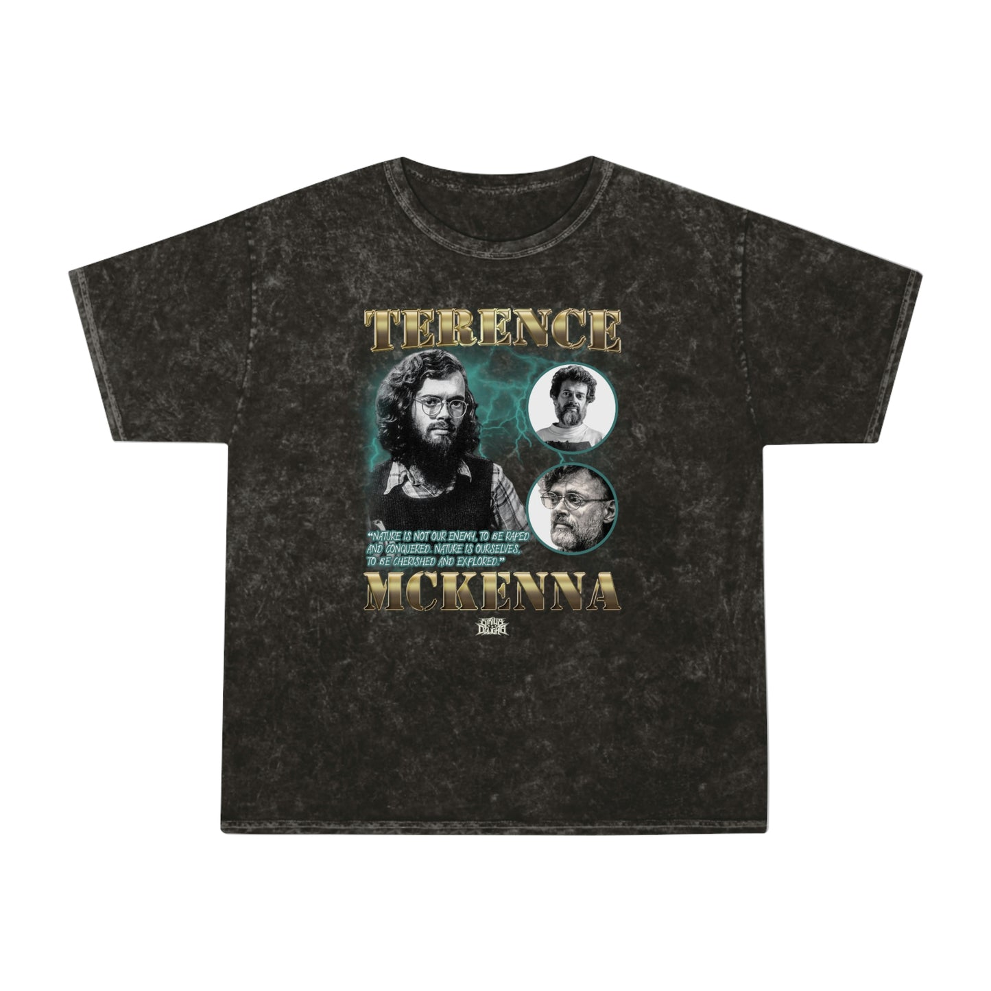Terence McKenna - Unisex Mineral Wash T-Shirt