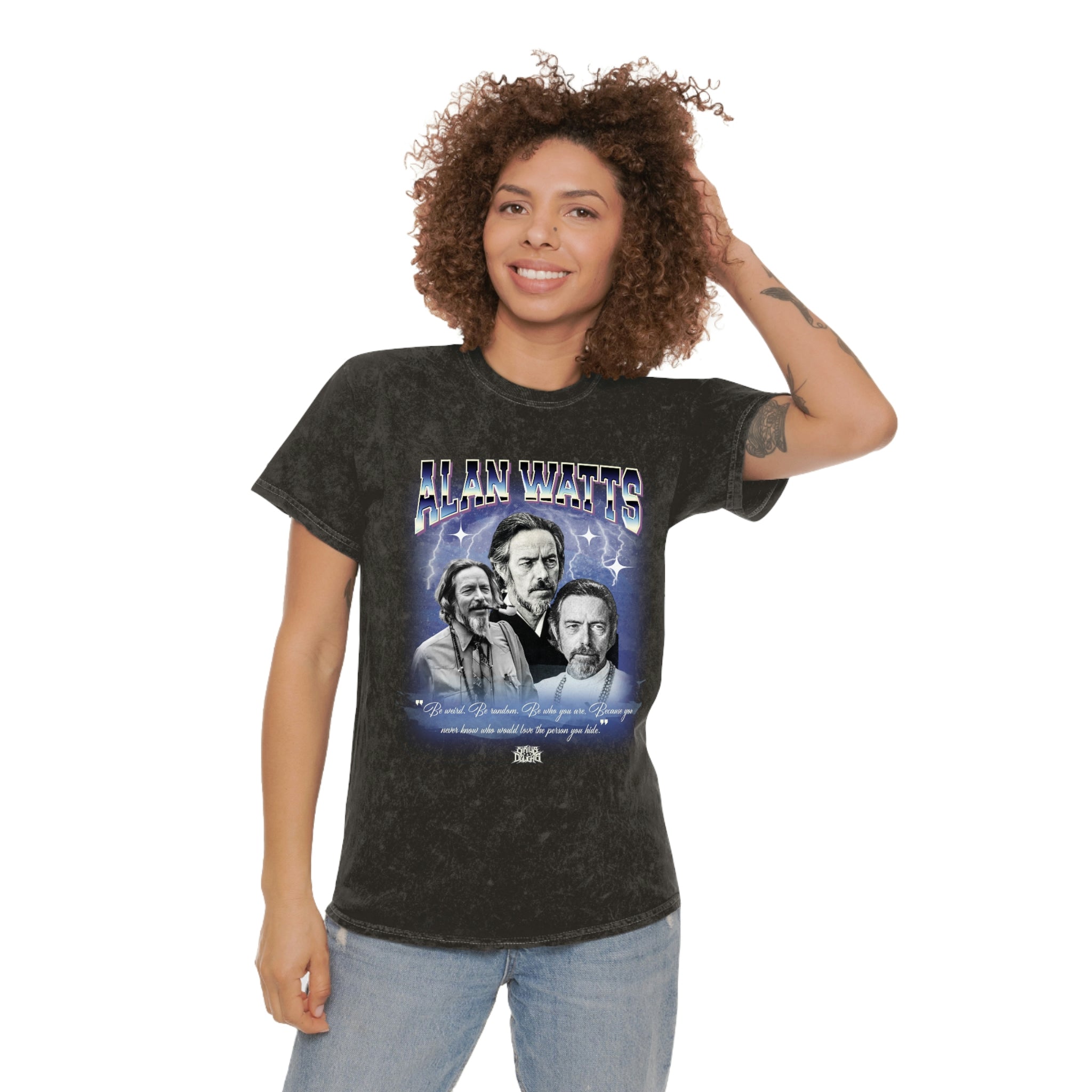 Alan Watts - Unisex Mineral Wash T-Shirt